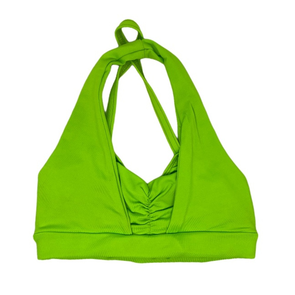 4/$12 💥♻ Motionwear Girls Neon Green Swimsuit Bikini Top | Size 8-10 | 416